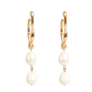 1018-1361 Drop Earring Pearl