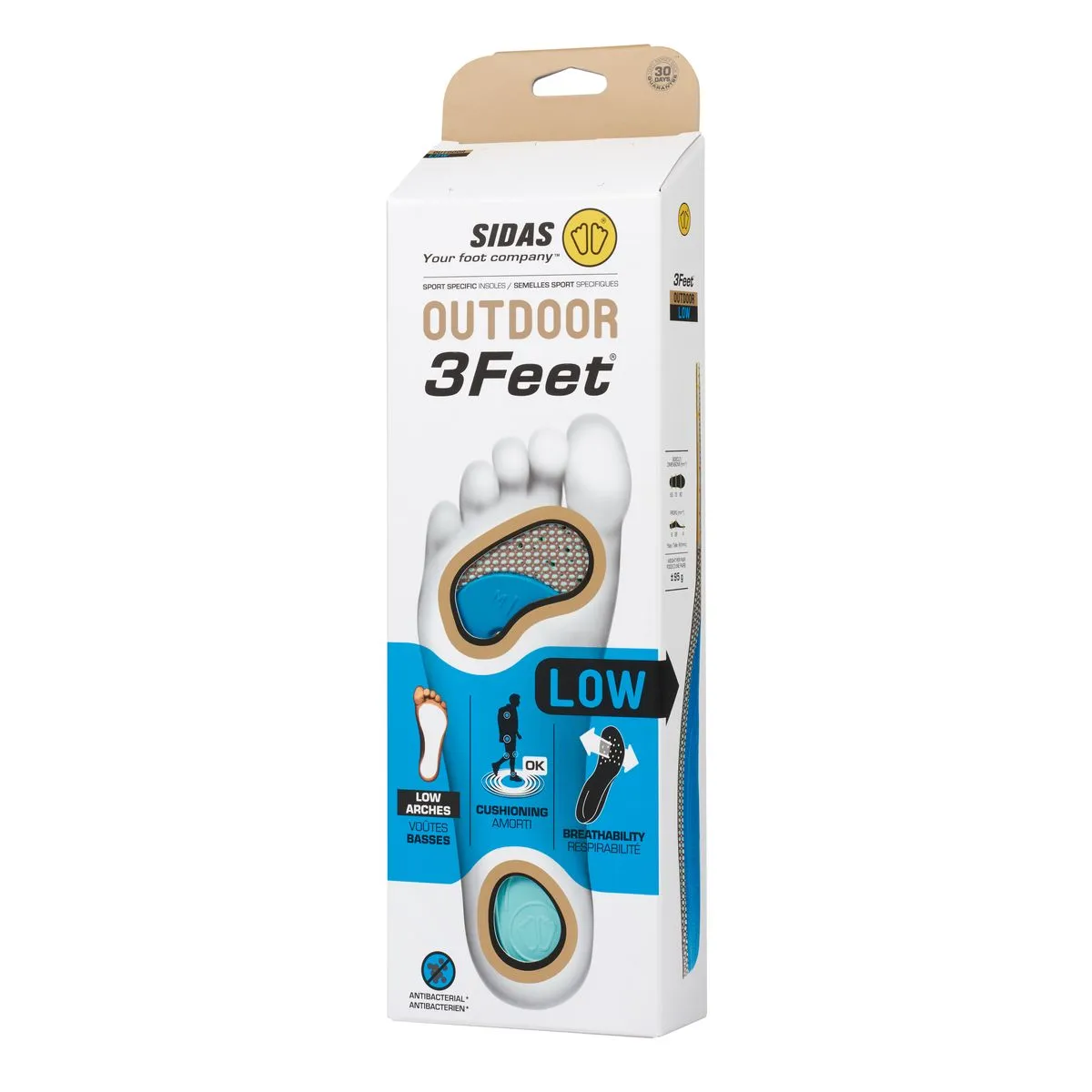 3FEET OUTDOOR LOW HIKING INSOLES