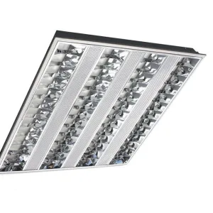 4 x 14 Watt T5 600 x 600 Contract Recessed Modular Light with emergency gear
