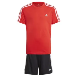 Adidas Designed 2 Move Gs-Boys Lifestyle Suit  Red/White