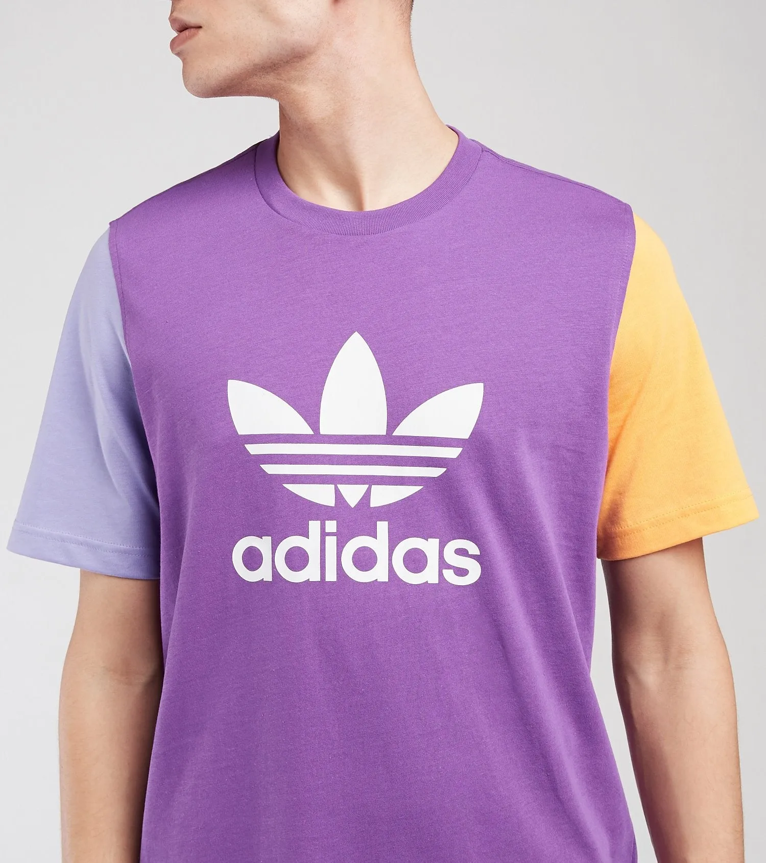 Adidas Original 3-TREFOIL T-SHIRT TEE Men’s -Purple/light