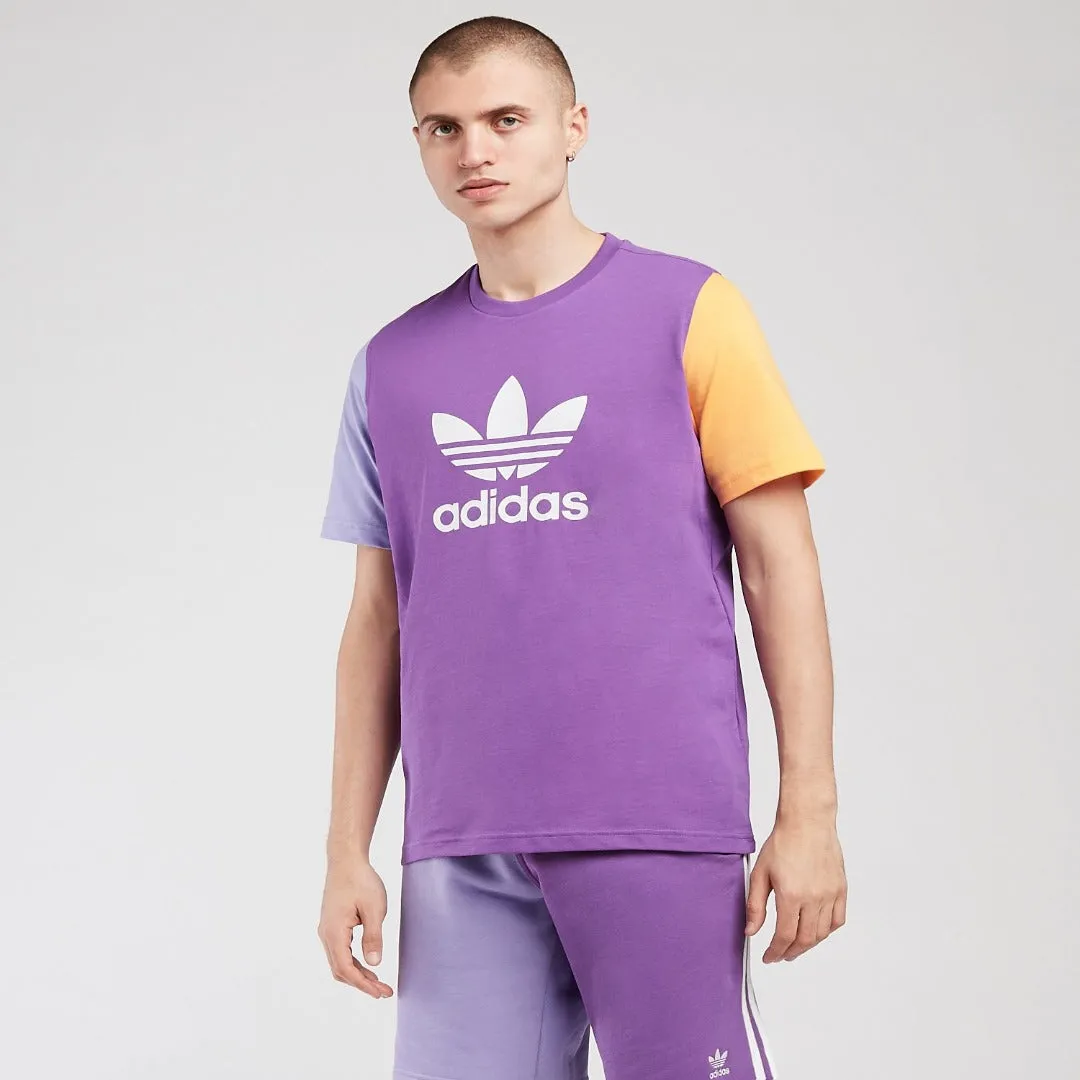 Adidas Original 3-TREFOIL T-SHIRT TEE Men’s -Purple/light