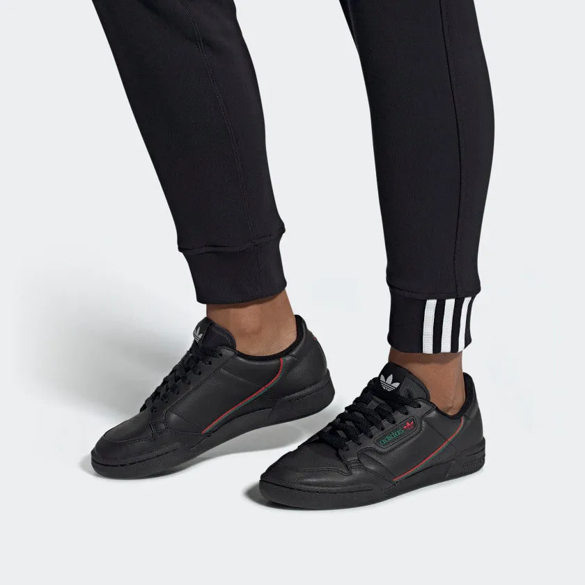 Adidas Original CONTINENTAL 80 Men’s -BLACK/SCARLET/GREEN