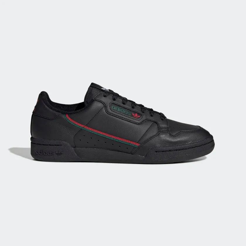 Adidas Original CONTINENTAL 80 Men’s -BLACK/SCARLET/GREEN
