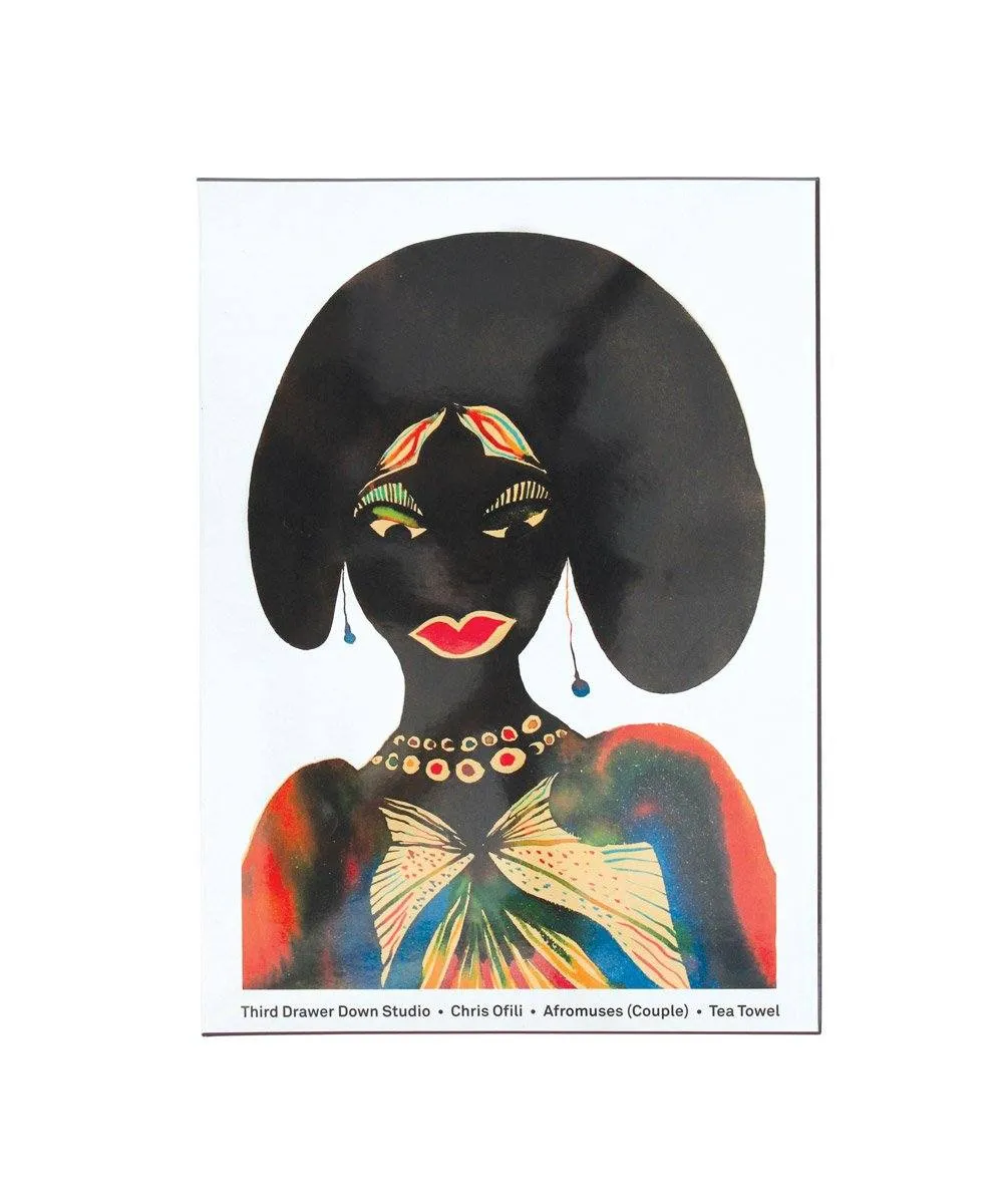 Afromuses Couple (Woman) x Chris Ofili