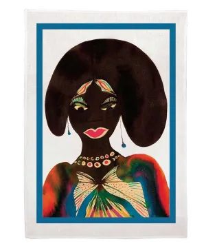 Afromuses Couple (Woman) x Chris Ofili