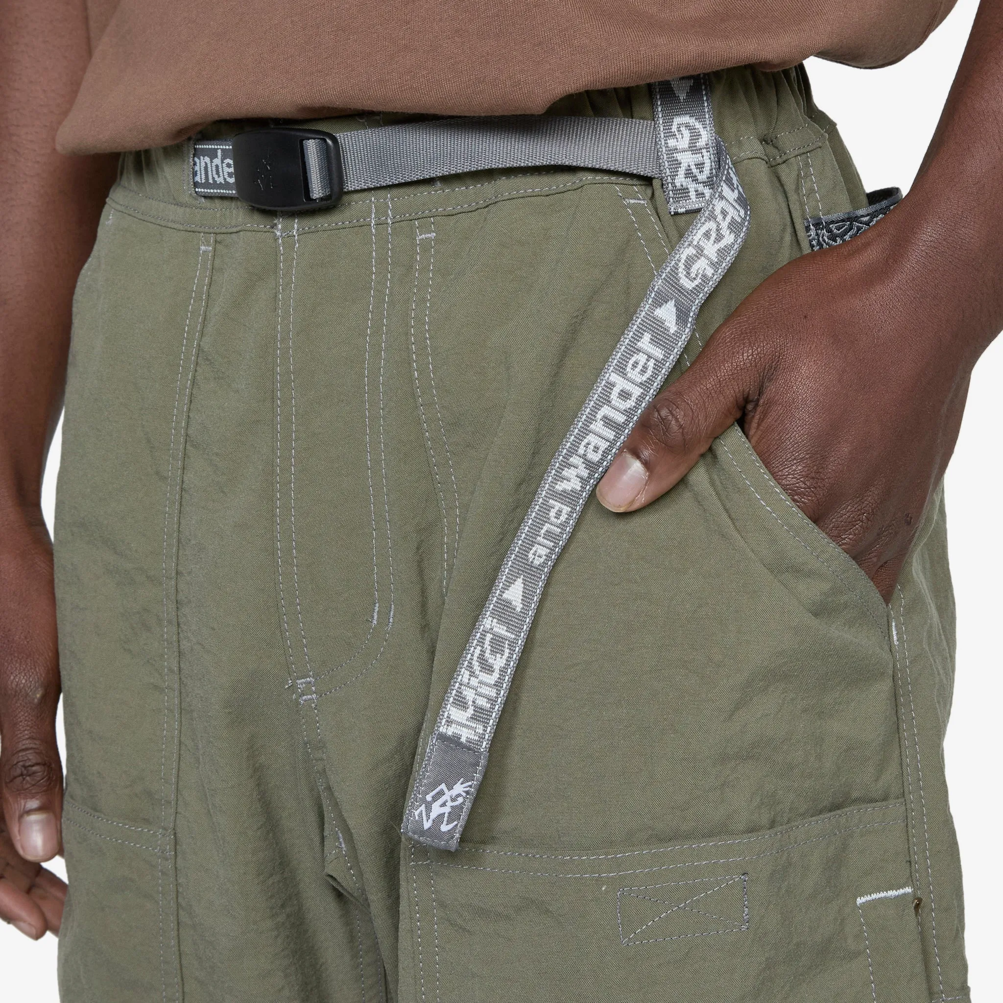 and wander Nylon EQT Pant Khaki
