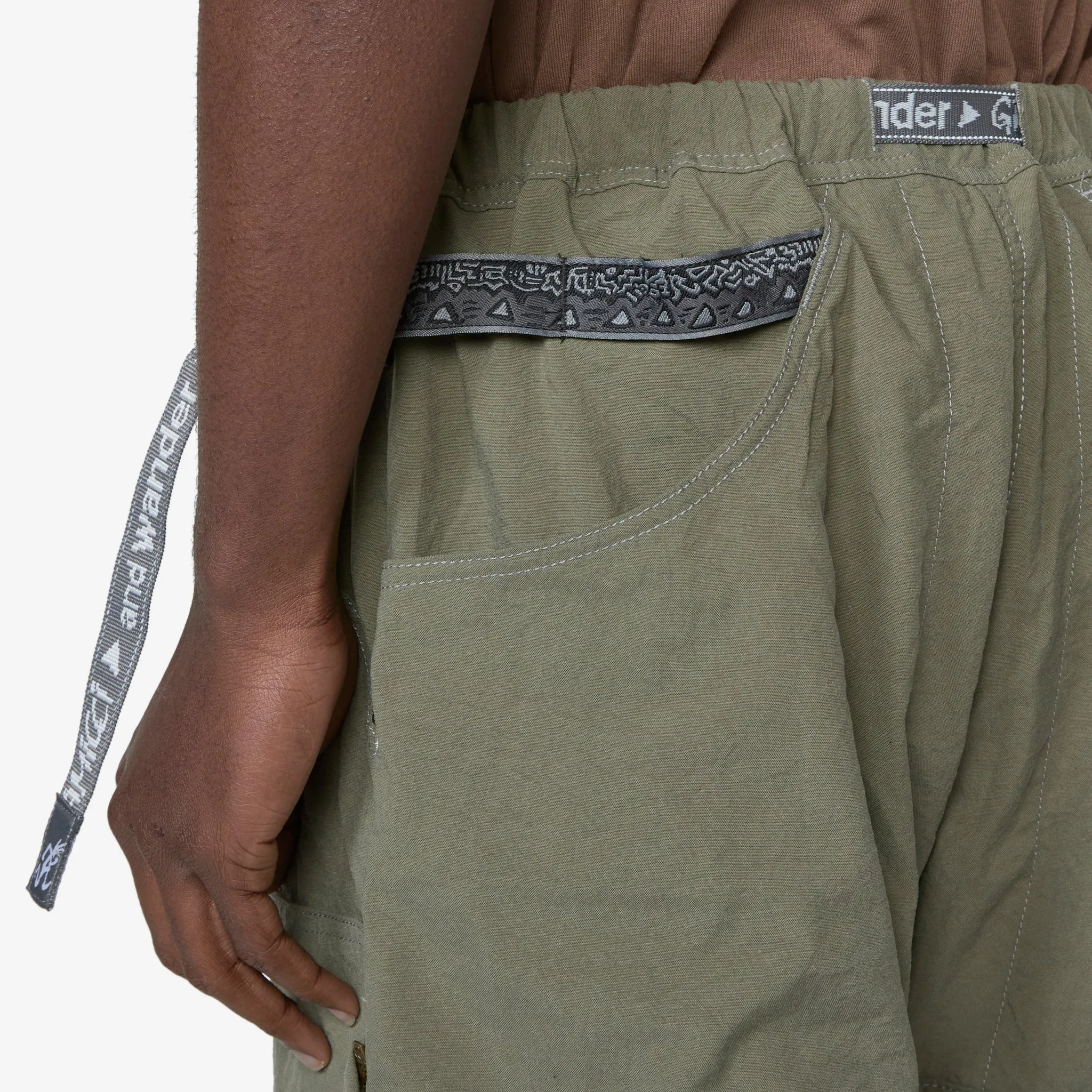 and wander Nylon EQT Pant Khaki