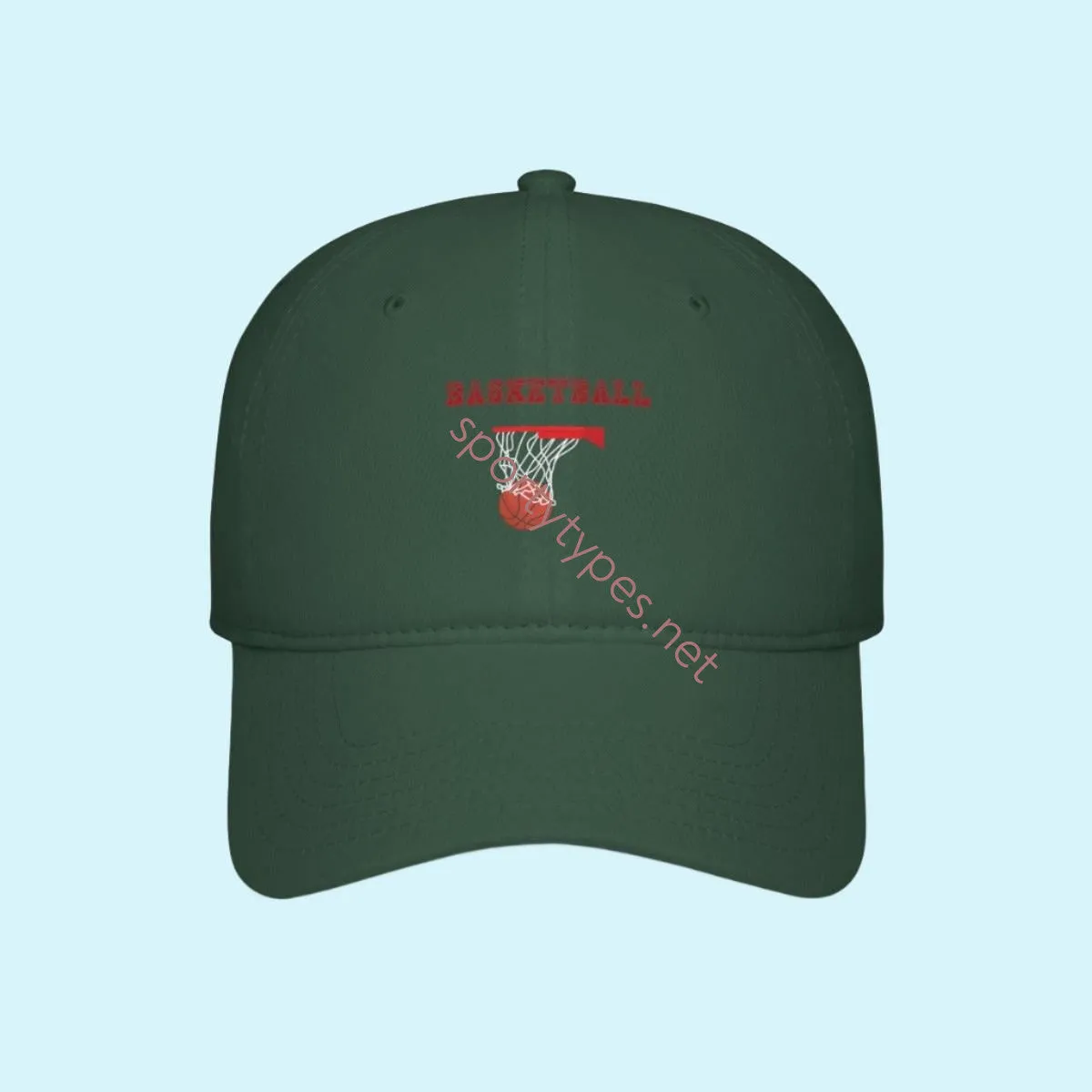 Basketball Hoop Baseball Cap