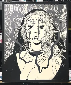 Becky Cloonan: Draumstafir Whitewash variant