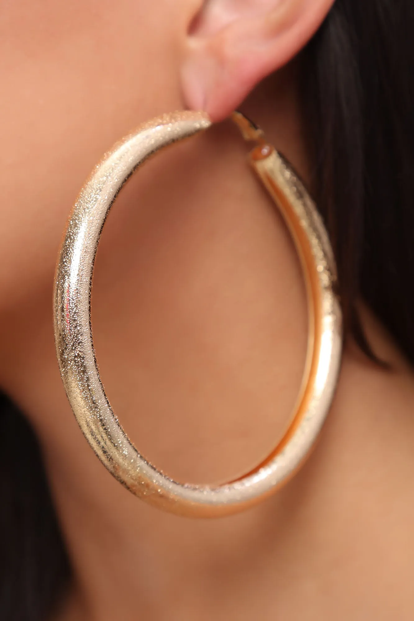 Best Of Them All Hoop Earrings - Gold