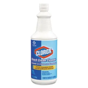 Bleach Cream Cleanser, Fresh Scent, 32 Oz Bottle, 8-Carton