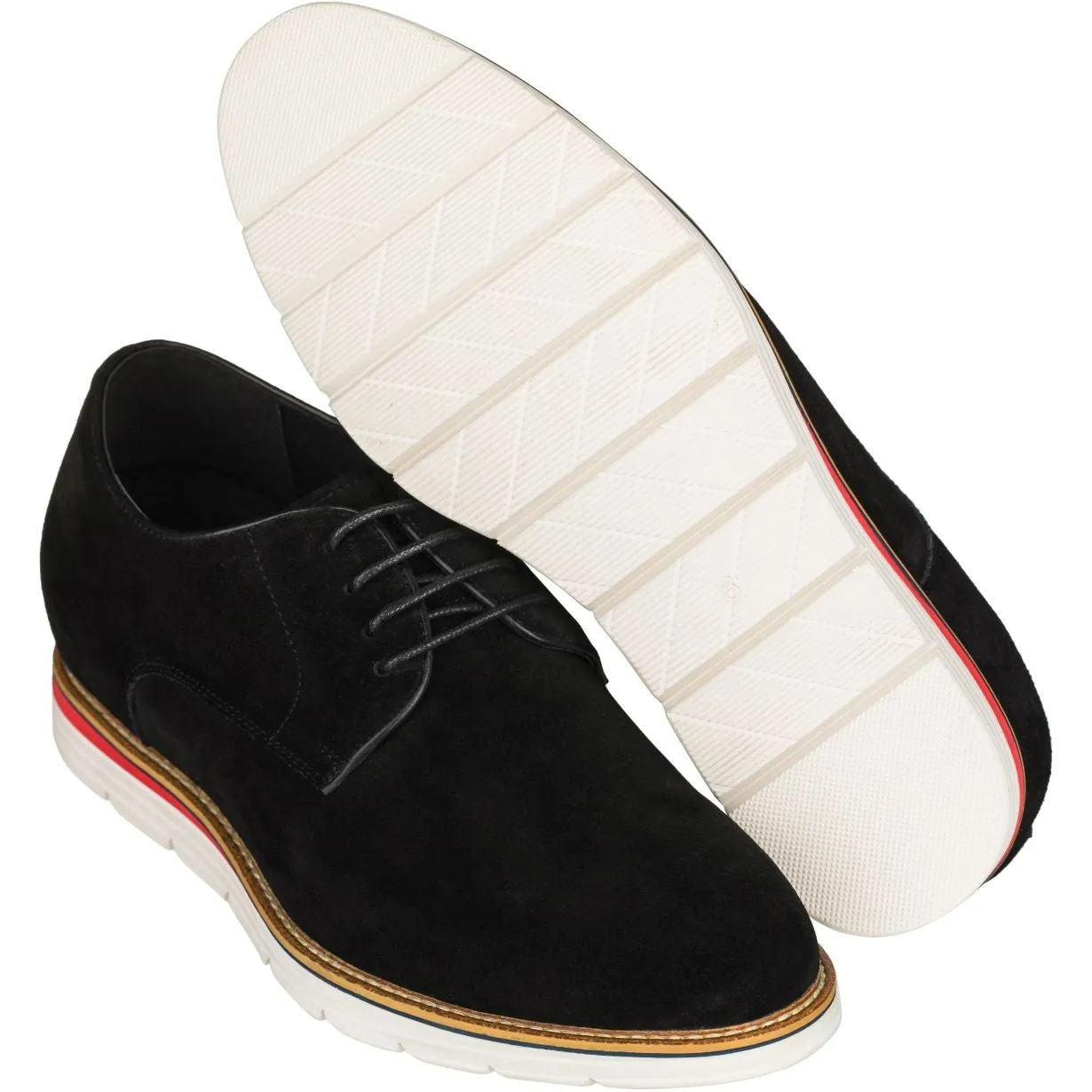CALTO - Y4222 - 3.2 Inches Taller (Nubuck Black)