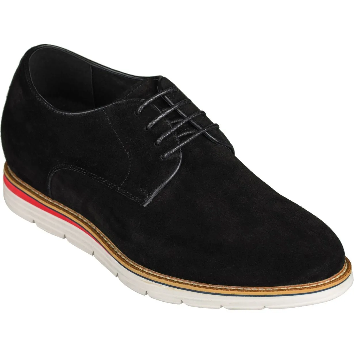 CALTO - Y4222 - 3.2 Inches Taller (Nubuck Black)
