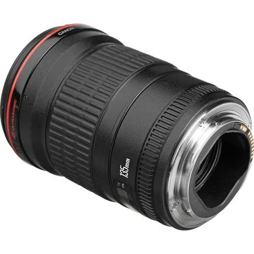 Canon EF 135mm f/2L USM Lens (International Model) Basic Bundle