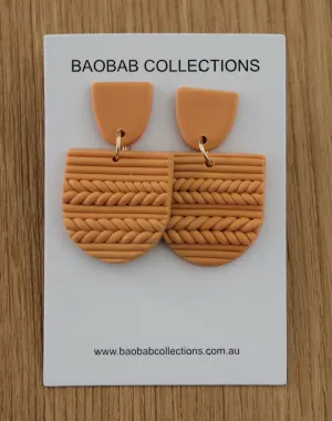 Collections Knitted Earring - Citrus