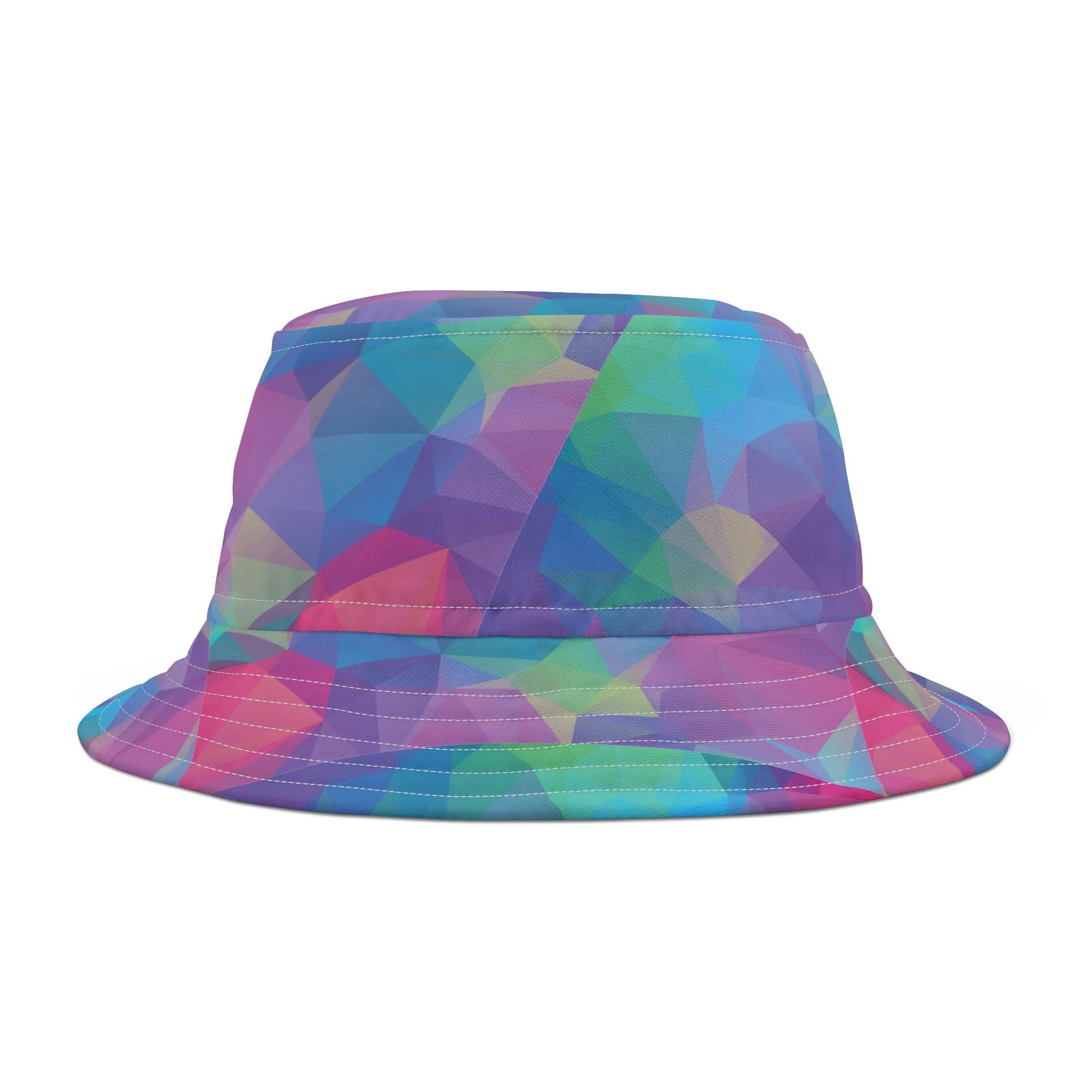 Colorful TrianglesBucket Hat (AOP)