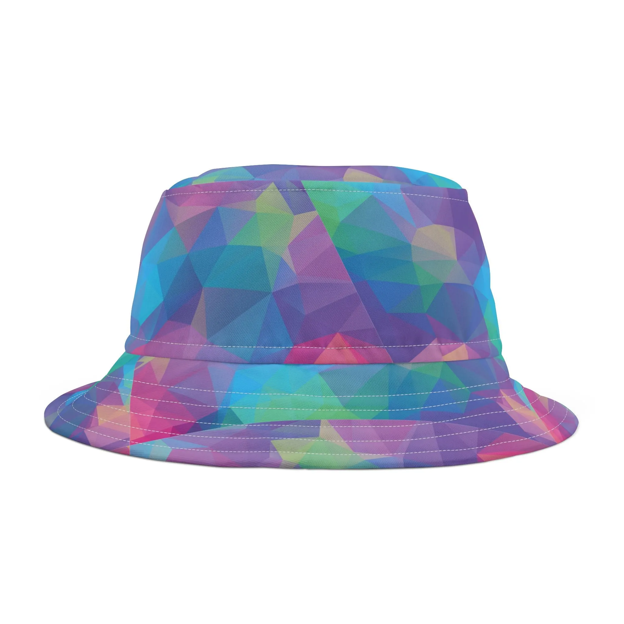 Colorful TrianglesBucket Hat (AOP)