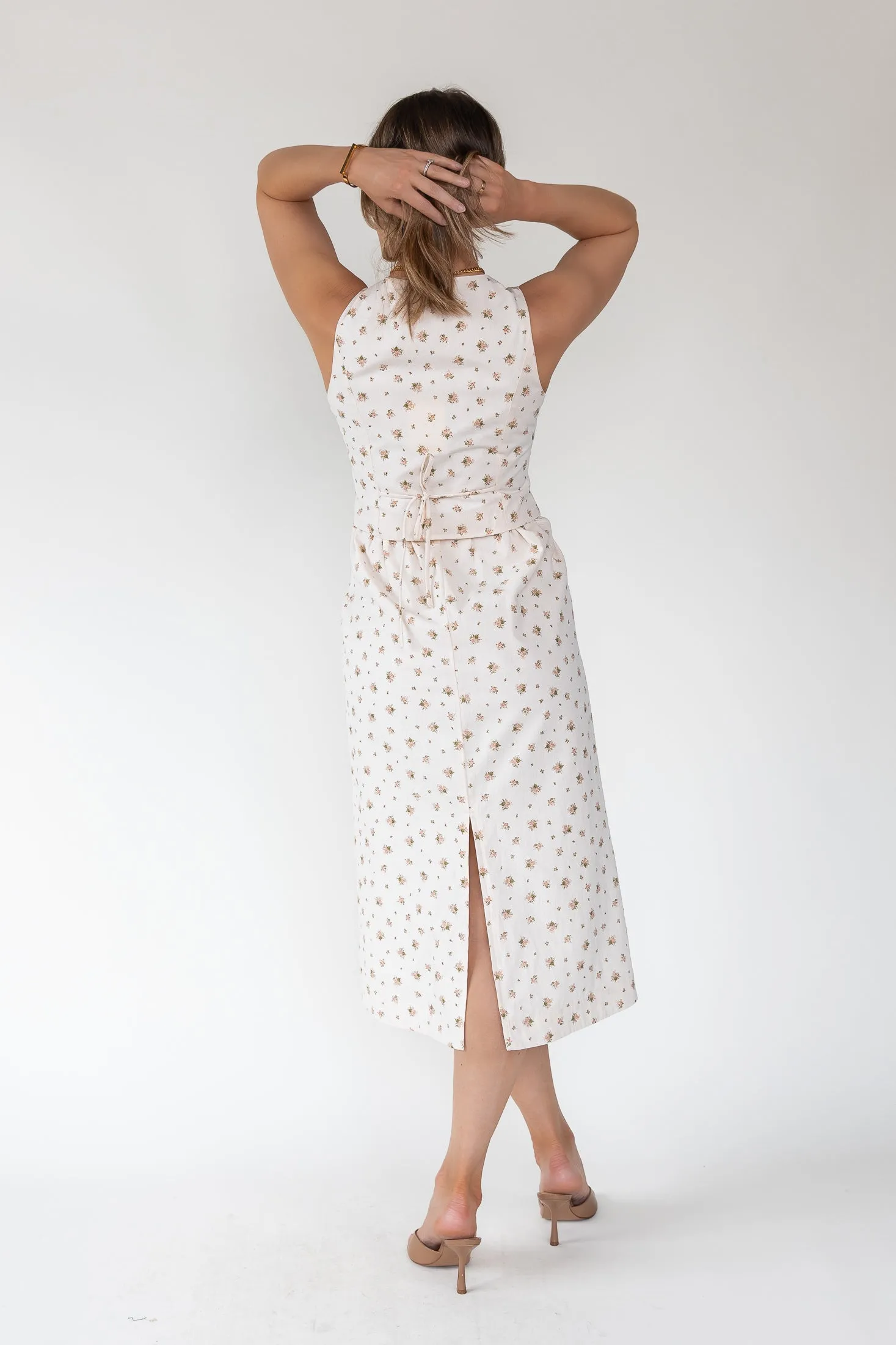 Daisyfield Pink Vest Midi Dress