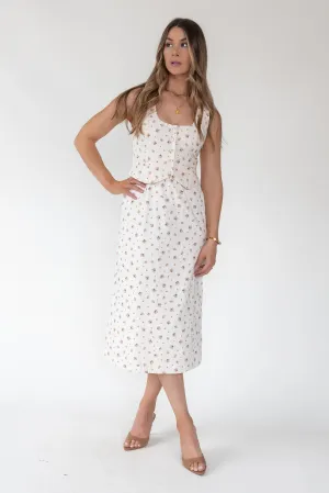 Daisyfield Pink Vest Midi Dress