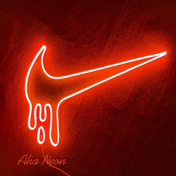 Dripping Nike Neon Light Sign