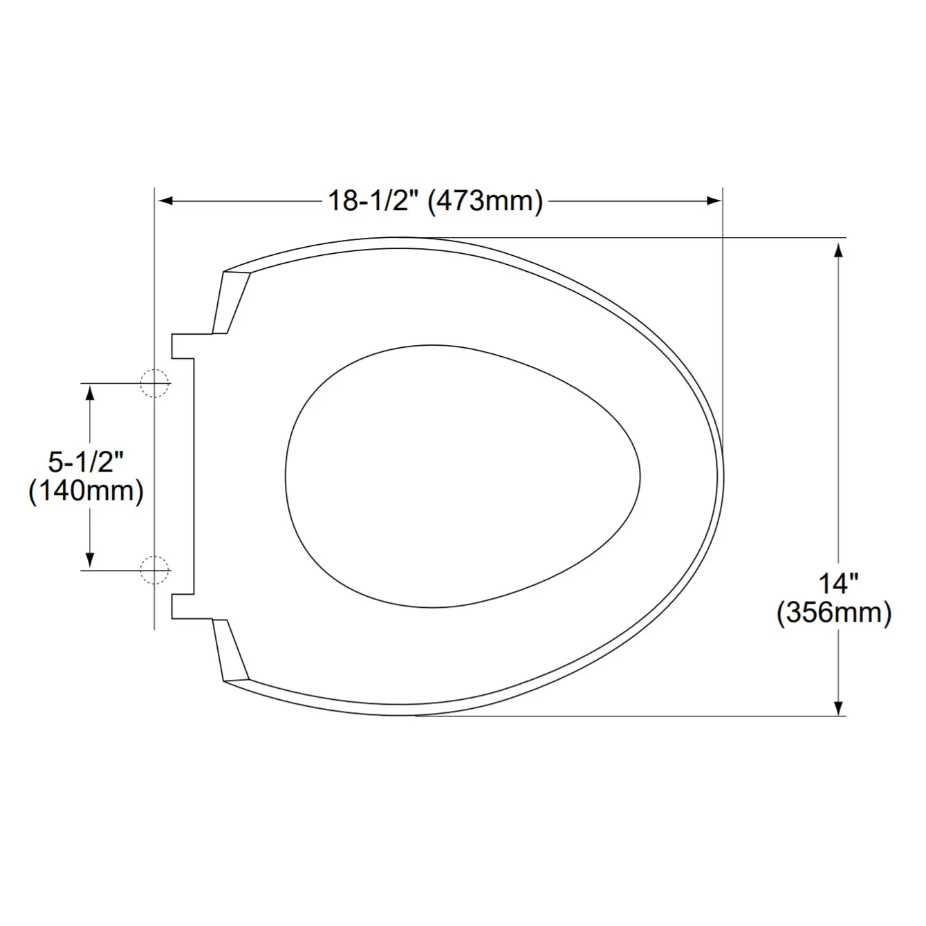 Elongated SoftClose Toilet Seat in Cotton White