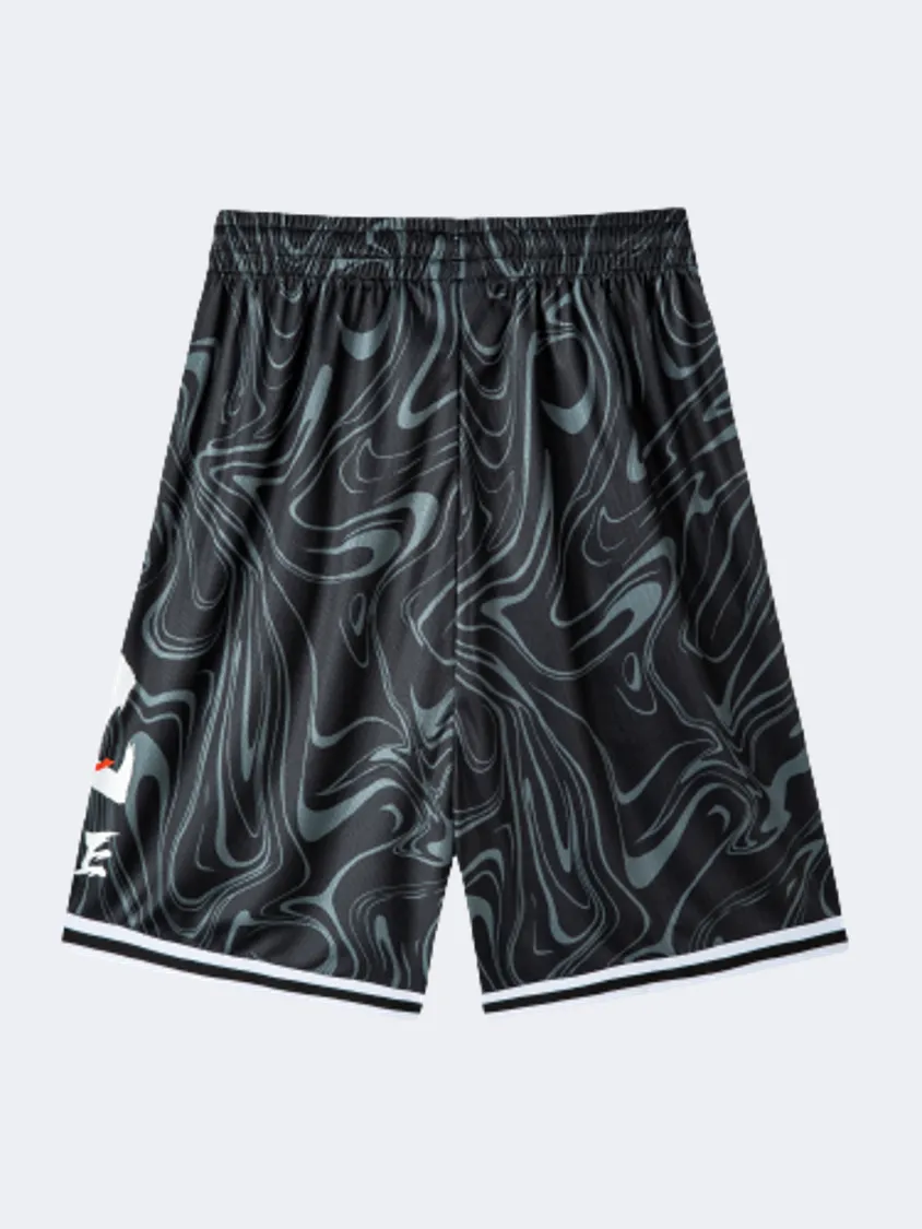 Erke Basketball Kids-Boys Basketball Short Black/Grey