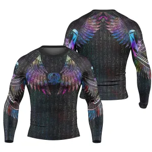 Goddess Of Motherly Love Aset Men's Long Sleeve Rash Guard