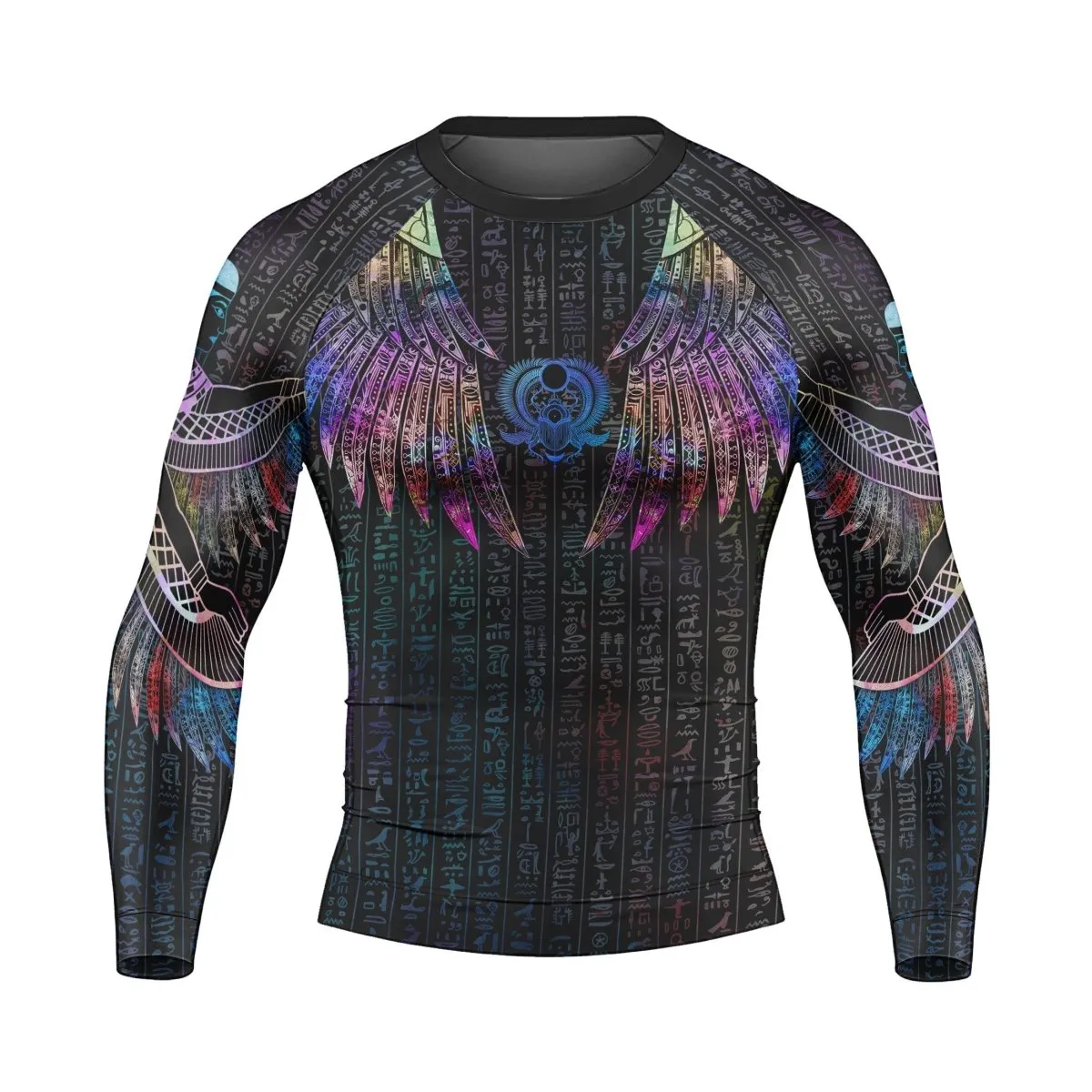 Goddess Of Motherly Love Aset Men's Long Sleeve Rash Guard