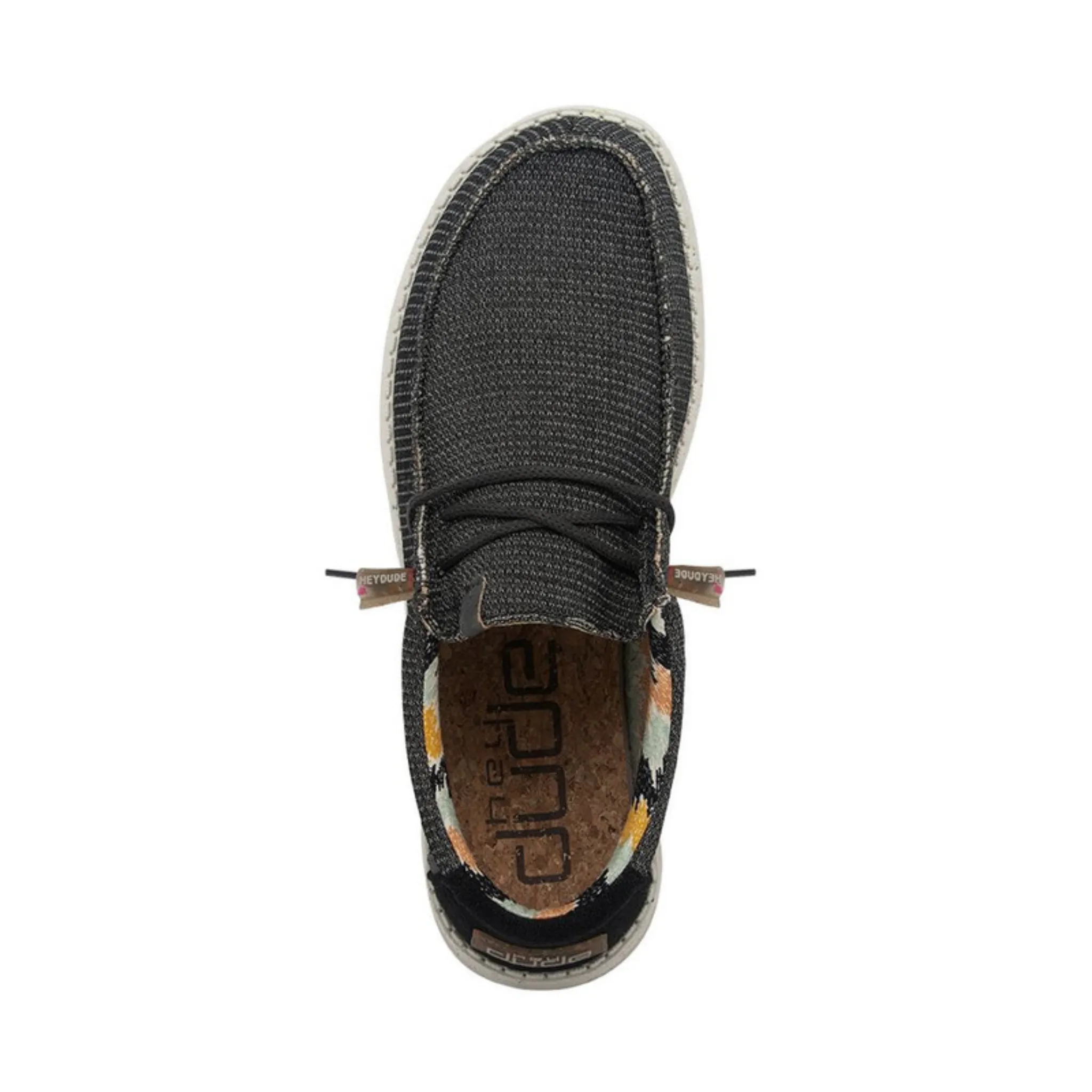 HEY DUDE MEN'S WALLY ECO SOX CHARCOAL SHOE - 112474007