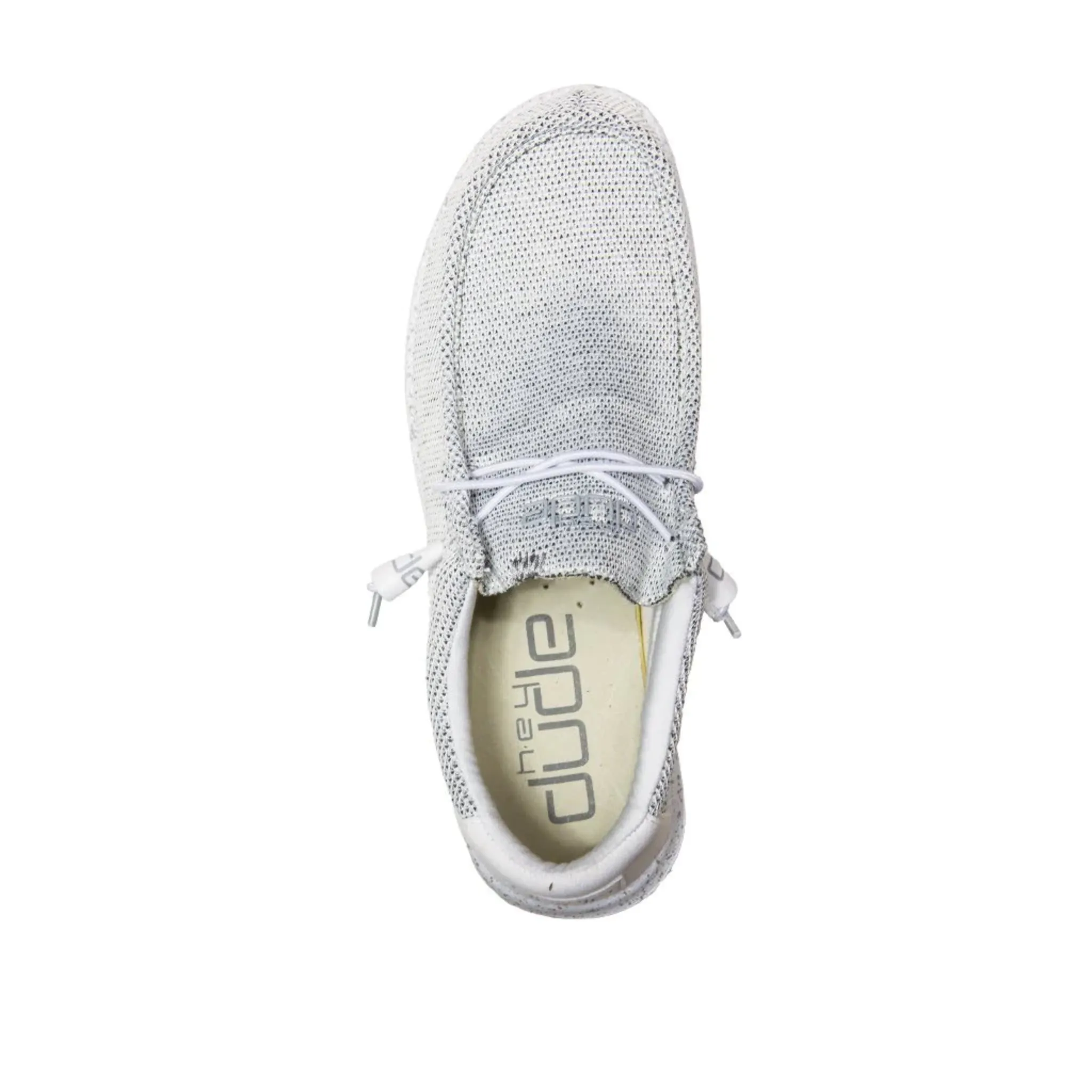 HEY DUDE MEN'S WALLY SOX STONE WHITE - 400191KA