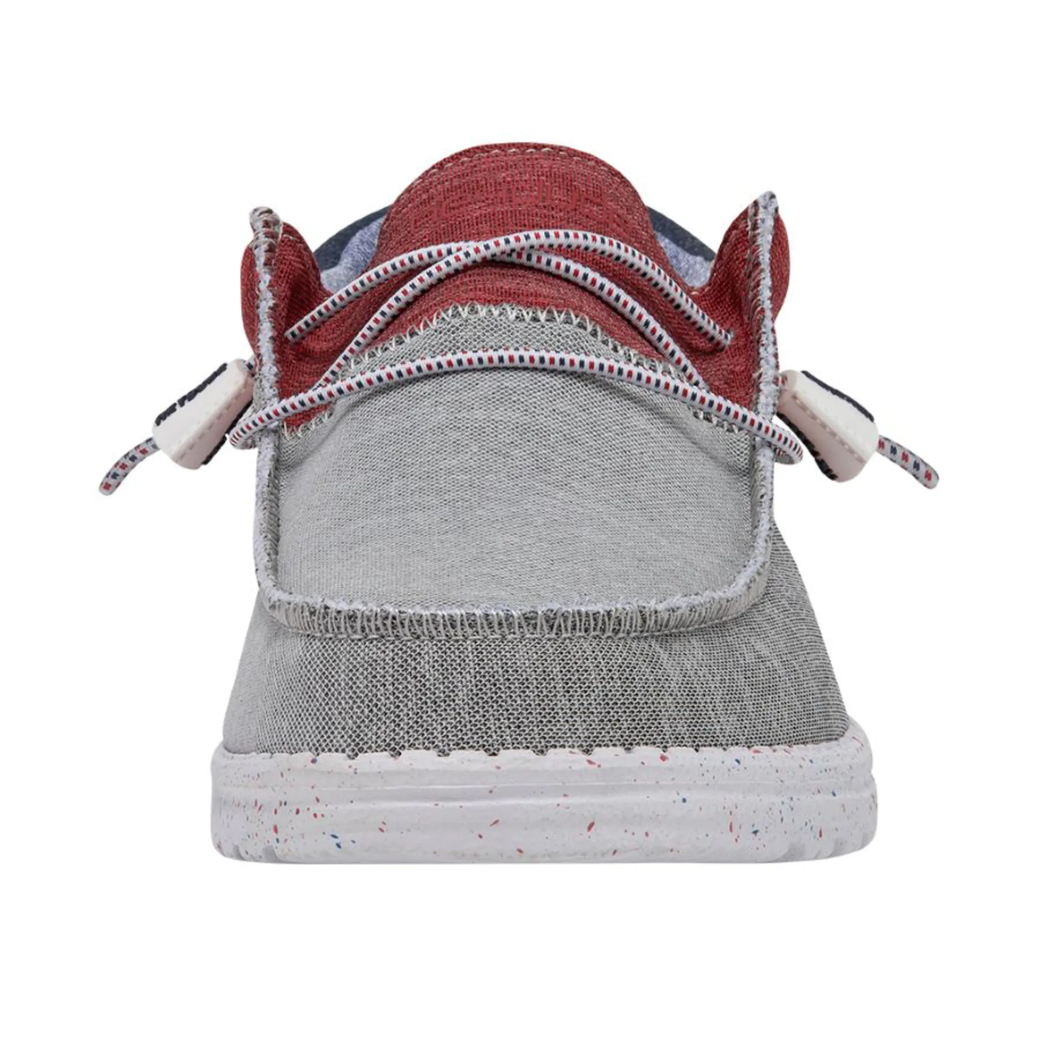 HEY DUDE MEN'S WALLY SOX TRI FANS RED WHITE BLUE  - 112560233