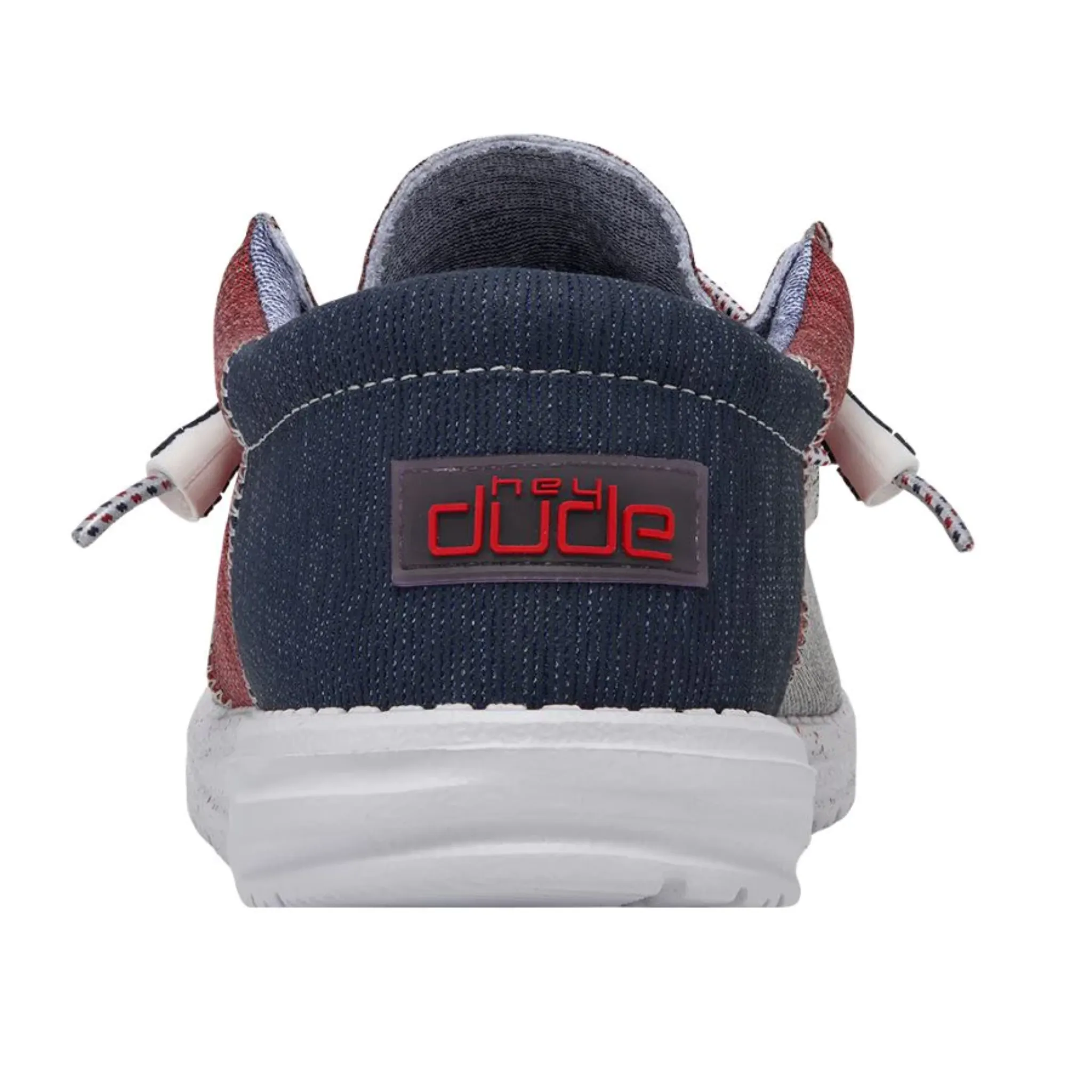 HEY DUDE MEN'S WALLY SOX TRI FANS RED WHITE BLUE  - 112560233