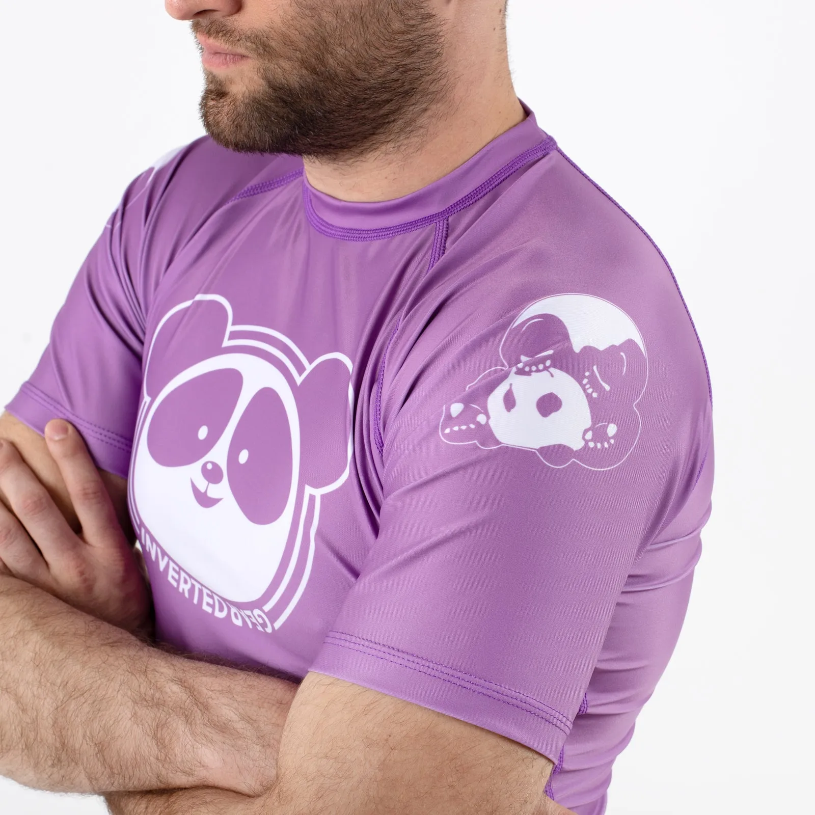 Inverted Gear "Lucky Panda" Ranked Short Sleeve Rash Guard
