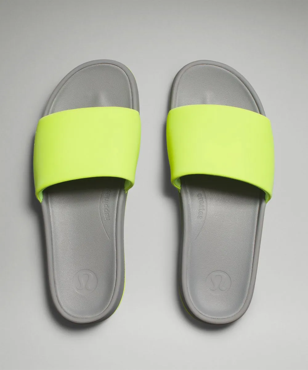 Men's Restfeel Lululemon slides, yellow