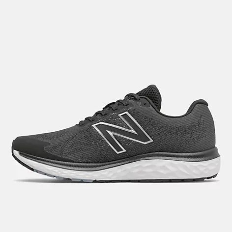 New Balance Fresh Foam 680v7 (2E) - Mens - Black/Star Glo