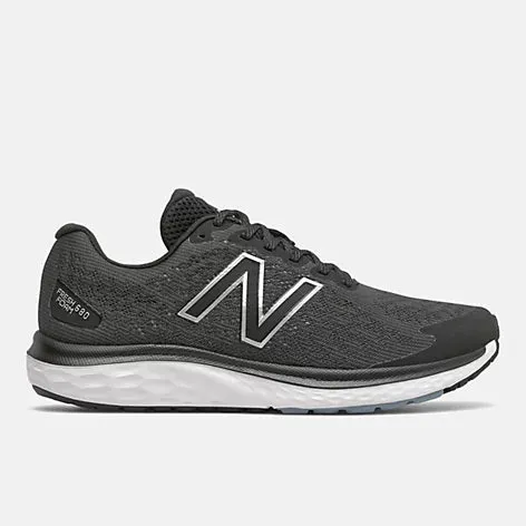 New Balance Fresh Foam 680v7 (2E) - Mens - Black/Star Glo