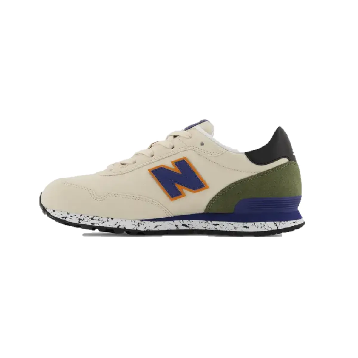 NEW BALANCE GC515AT-W 515 (GC515V1) JR'S (Wide) Calm Taupe Suede, Leather & Synthetic Lifestyle Shoes