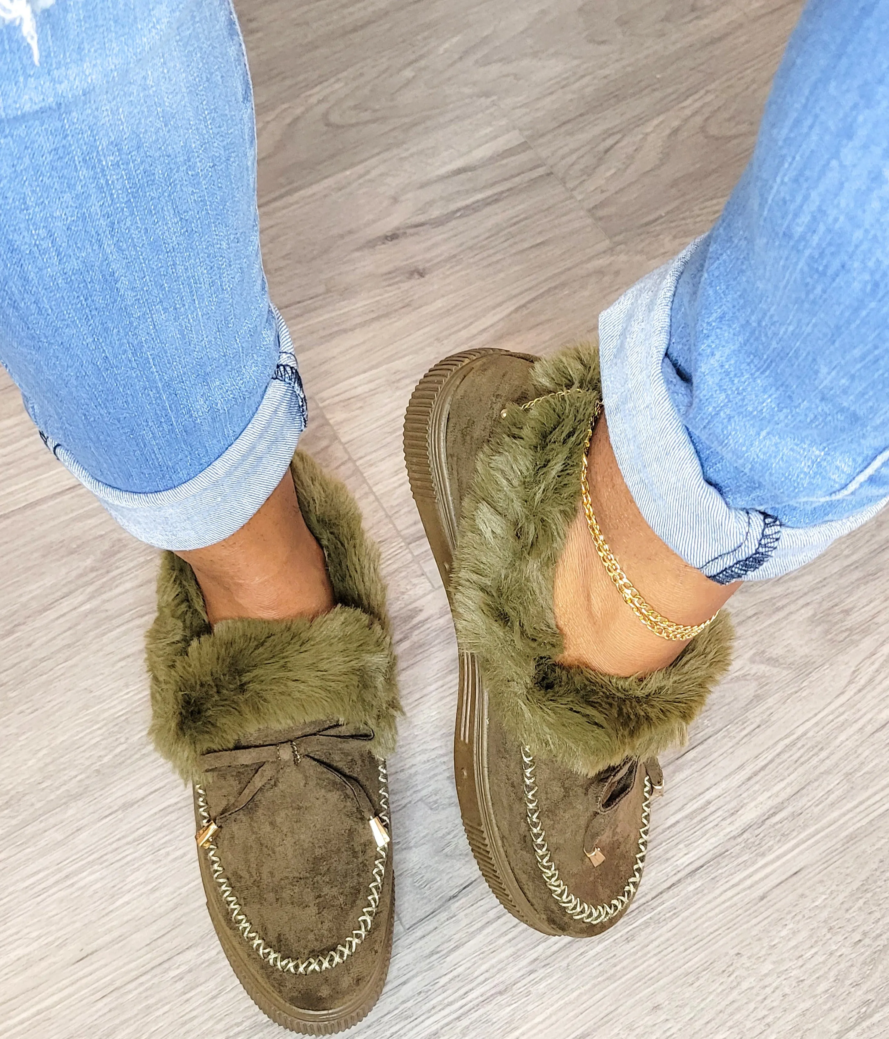 Nova Sneaker - Olive - Final Sale