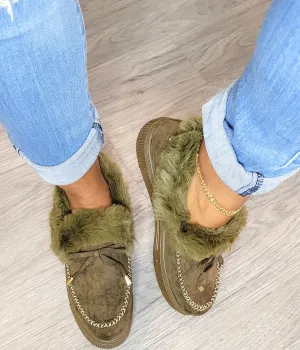 Nova Sneaker - Olive - Final Sale
