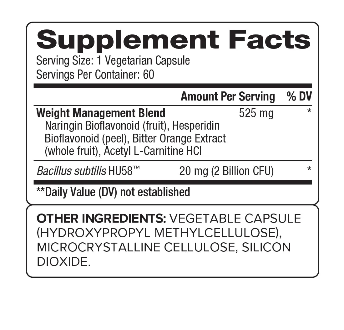 PROBIOGEN® Weight Support Spore Probiotic