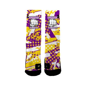 Sentinel Spartans Basketball Freedom Socks