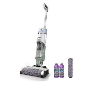 Shark Mop & Self-Cleaning System with 2 Antimicrobial Brushrolls* & 2 Solutions for Multi-Surface Cleaning,
