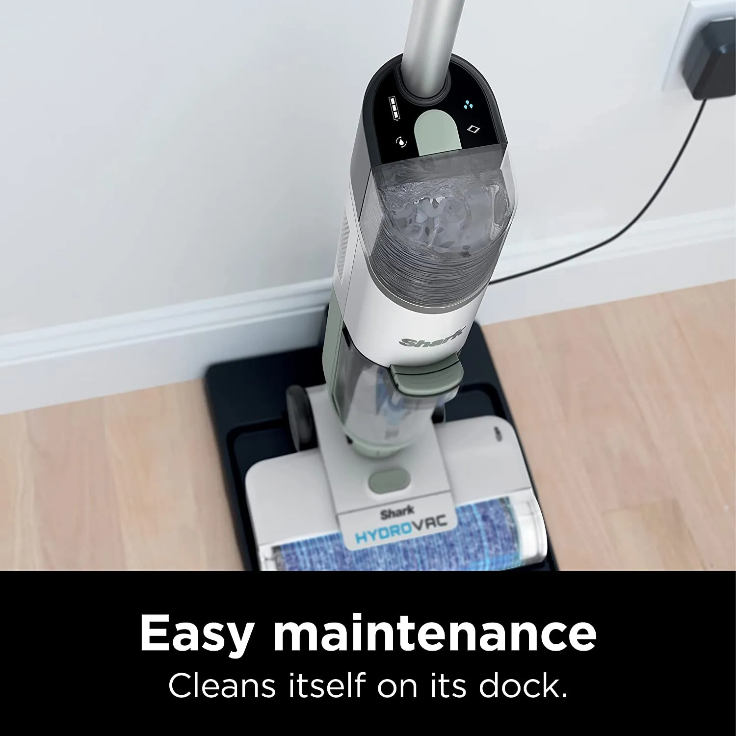 Shark Mop & Self-Cleaning System with 2 Antimicrobial Brushrolls* & 2 Solutions for Multi-Surface Cleaning,