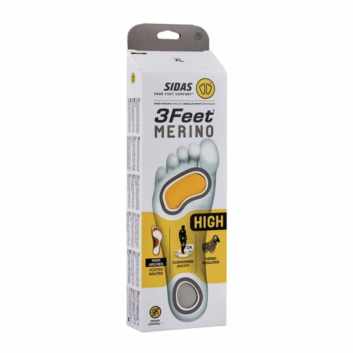 Sidas Winter 3Feet US Merino Insoles - High