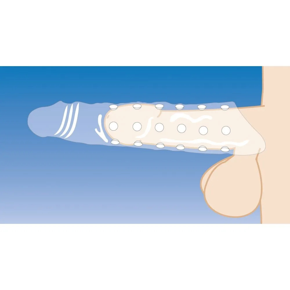 Size Matters 3 Inch Penis Extender Sleeve Clear