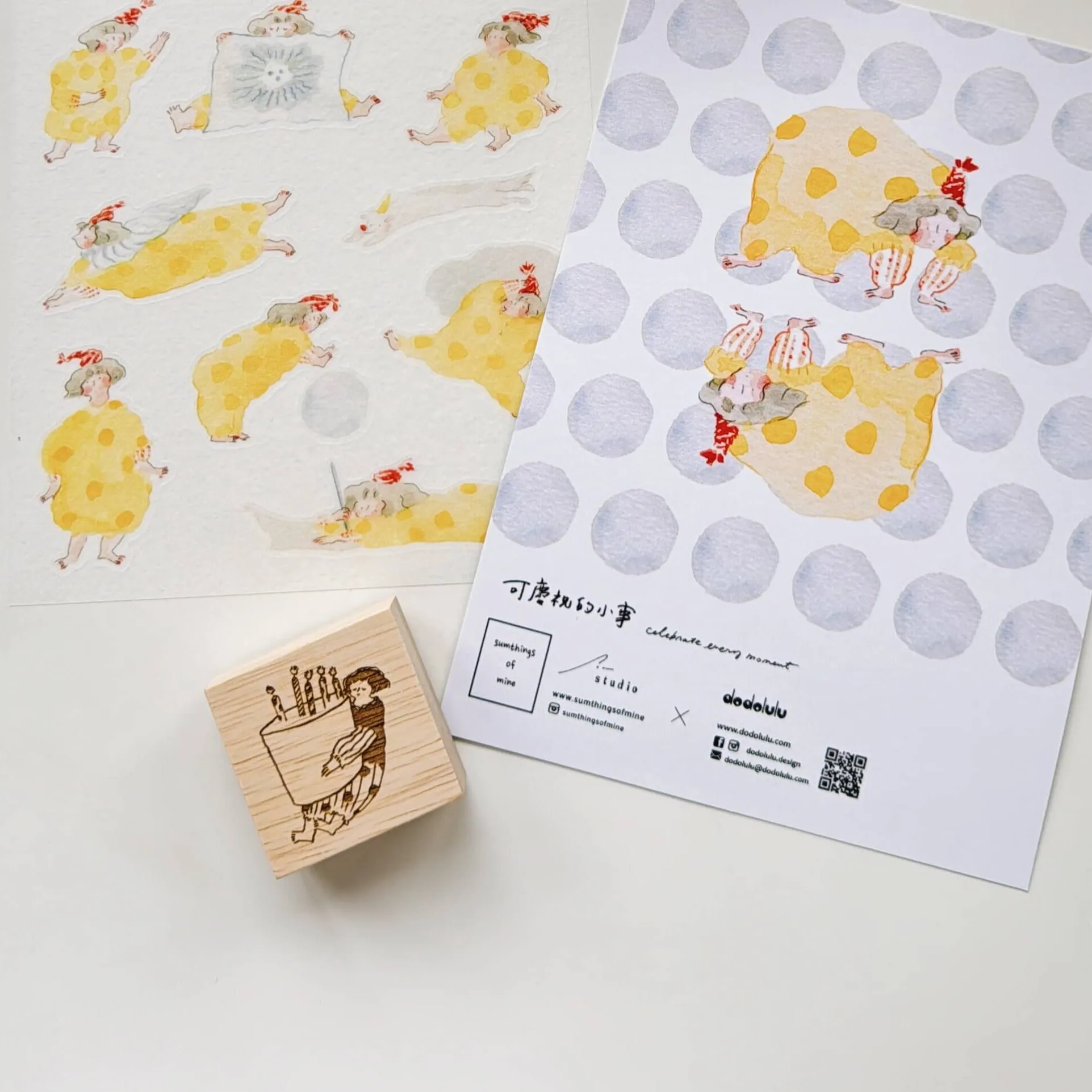 som x dodolulu Rubber Stamp: Celebration