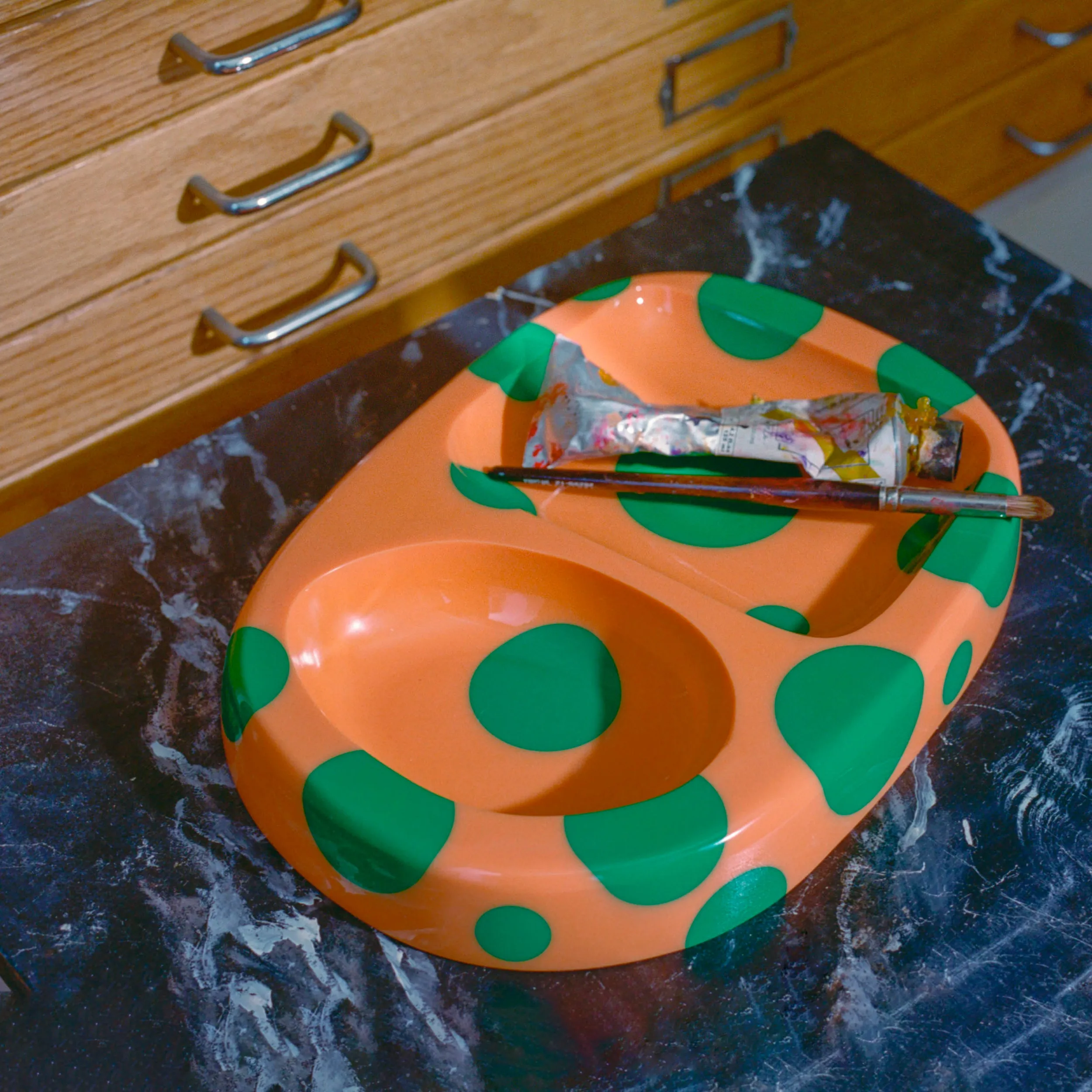 Spotted Catchall in Cantaloupe