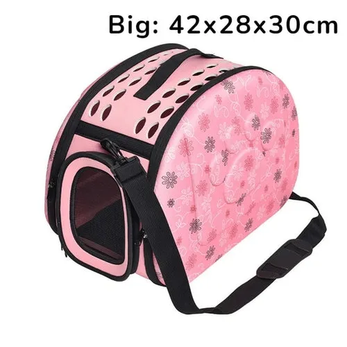 Travel Pet Bag, Carriers Bags, Breathable Folding Small Dog