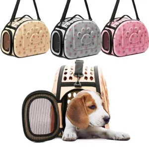 Travel Pet Bag, Carriers Bags, Breathable Folding Small Dog